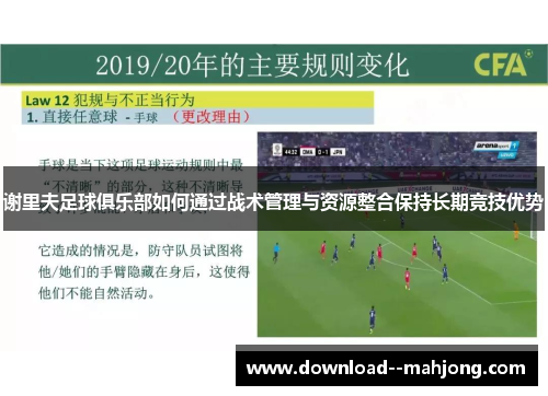 谢里夫足球俱乐部如何通过战术管理与资源整合保持长期竞技优势